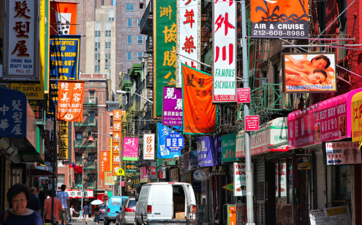 Chinatown in New York City