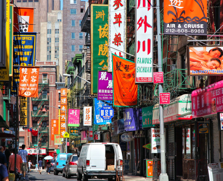 Chinatown in New York City