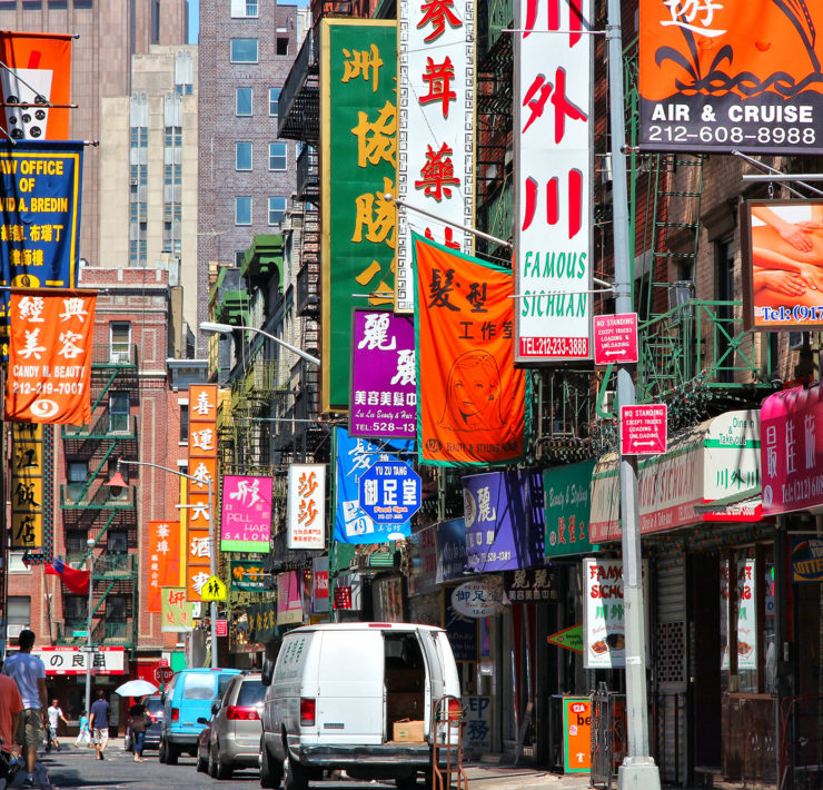 Chinatown in New York City