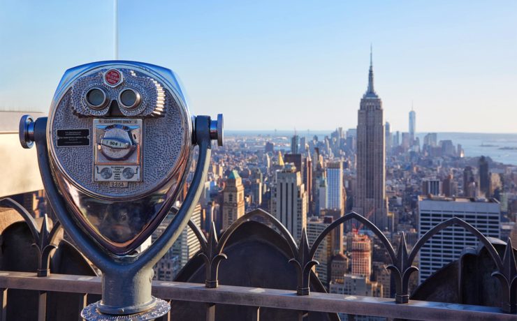 Top of the Rock bij Rockefeller Center New York