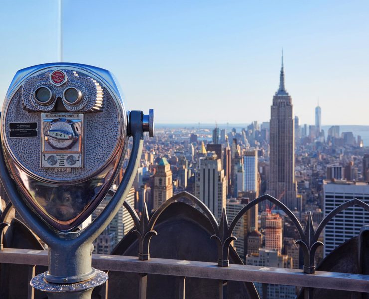 Top of the Rock bij Rockefeller Center New York