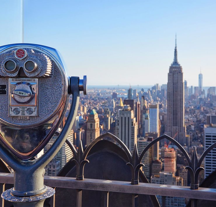 Top of the Rock bij Rockefeller Center New York