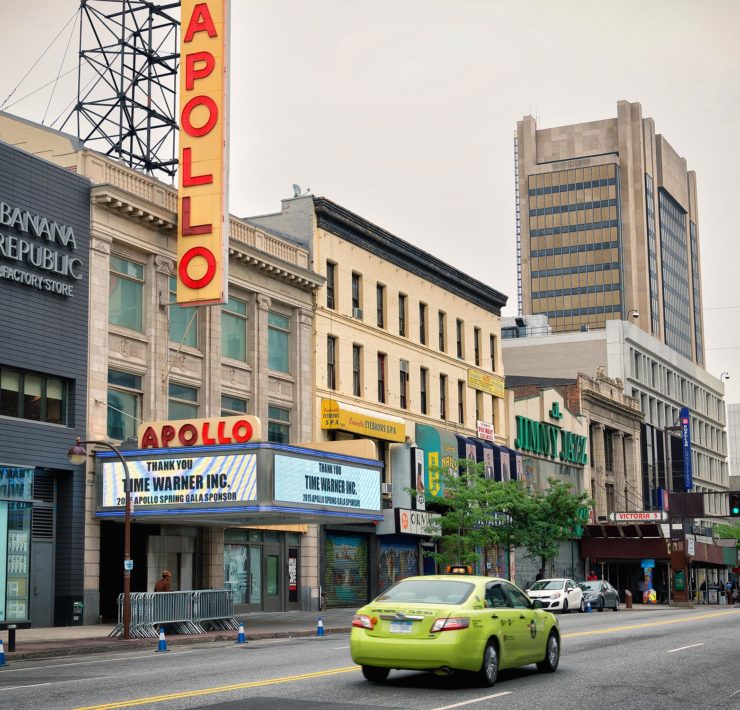 De wijk Harlem in New York City