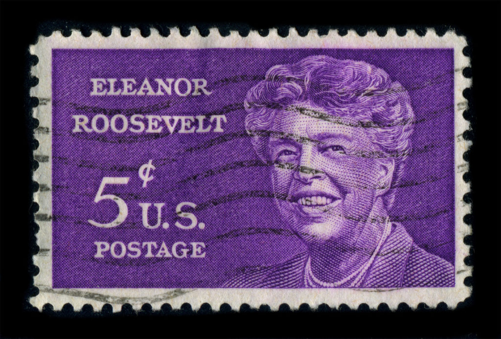 First Ladie Eleanor Roosevelt postzegel
