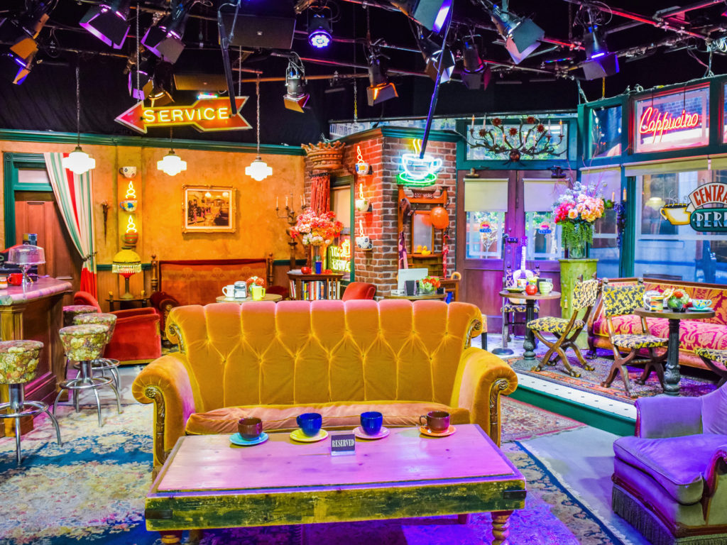 De set van Central Perk uit de televisie serie Friends