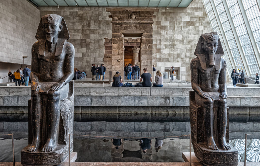 De Egyptische collectie in The MET New York