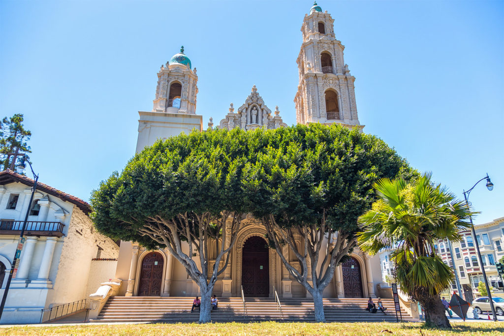 De Mission Dolores basiliek in San Francisco