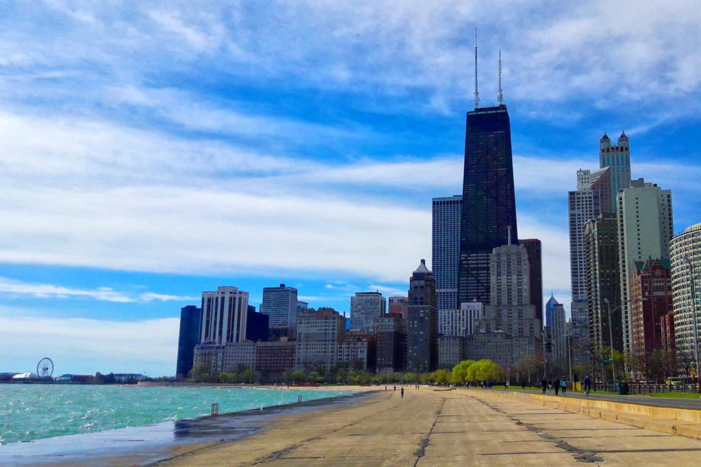 lakefront-trail-chicago De Lakefront Trail van 29.8 km
