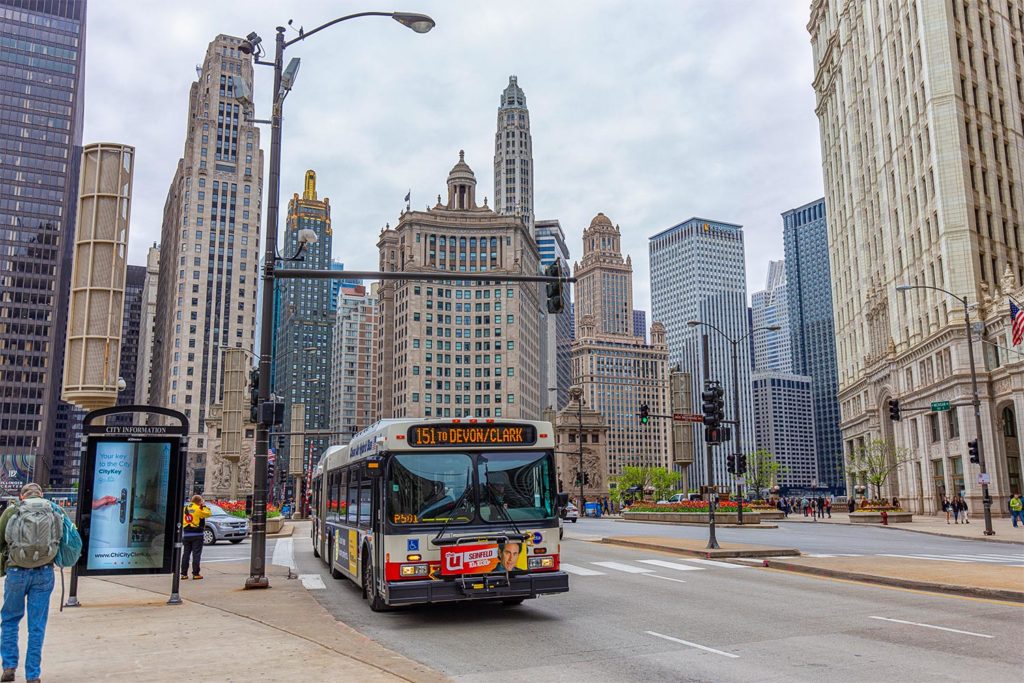 michigan-avenue-chicago Dé boulevard van Chicago: Michigan Avenue