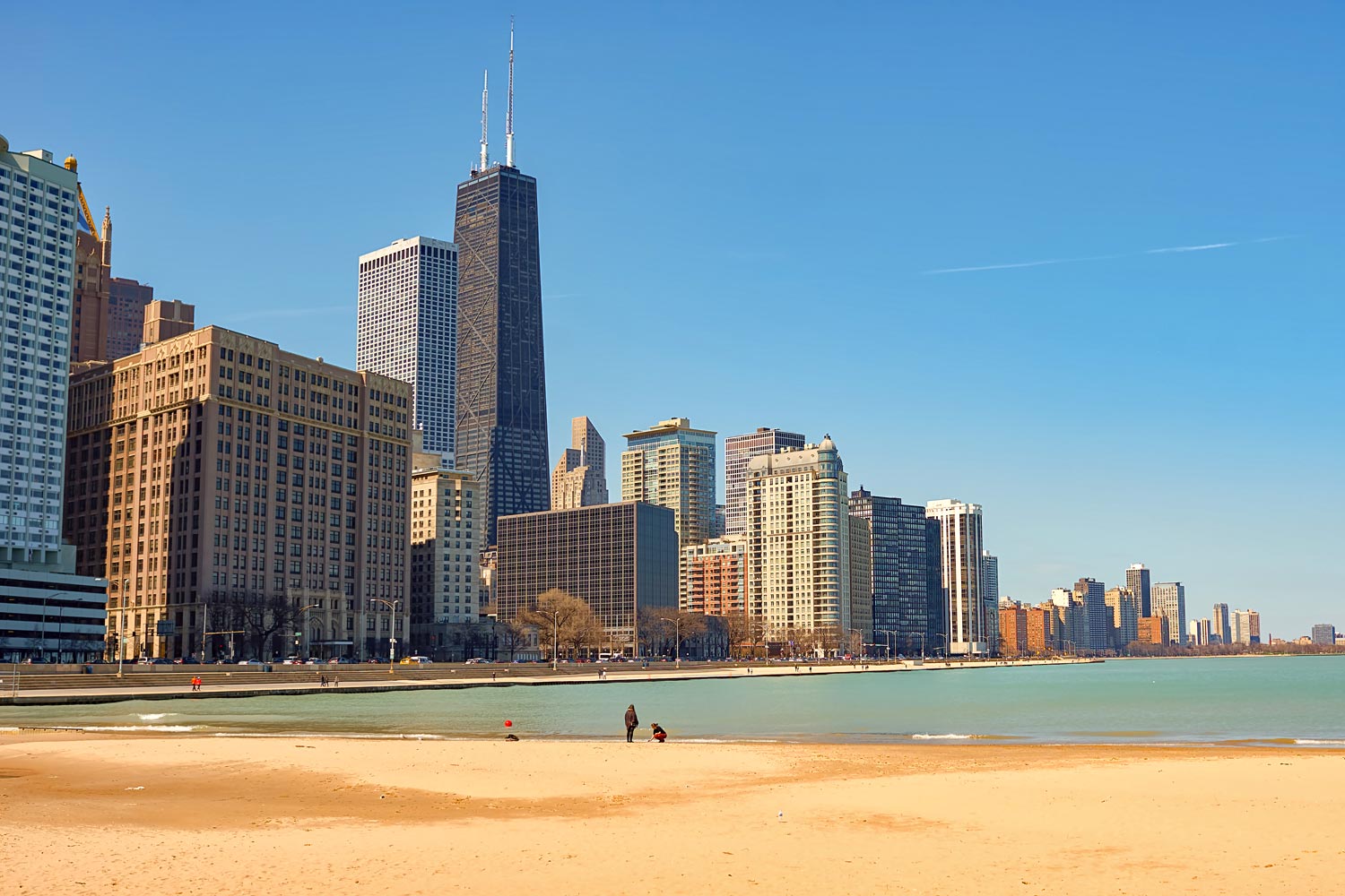 Ohio Street Beach in Chicago