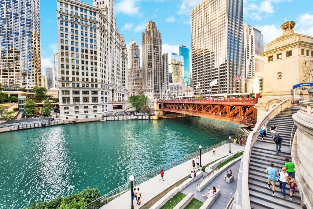riverwalk-chicago-promenade De Chicago Riverwalk promenade