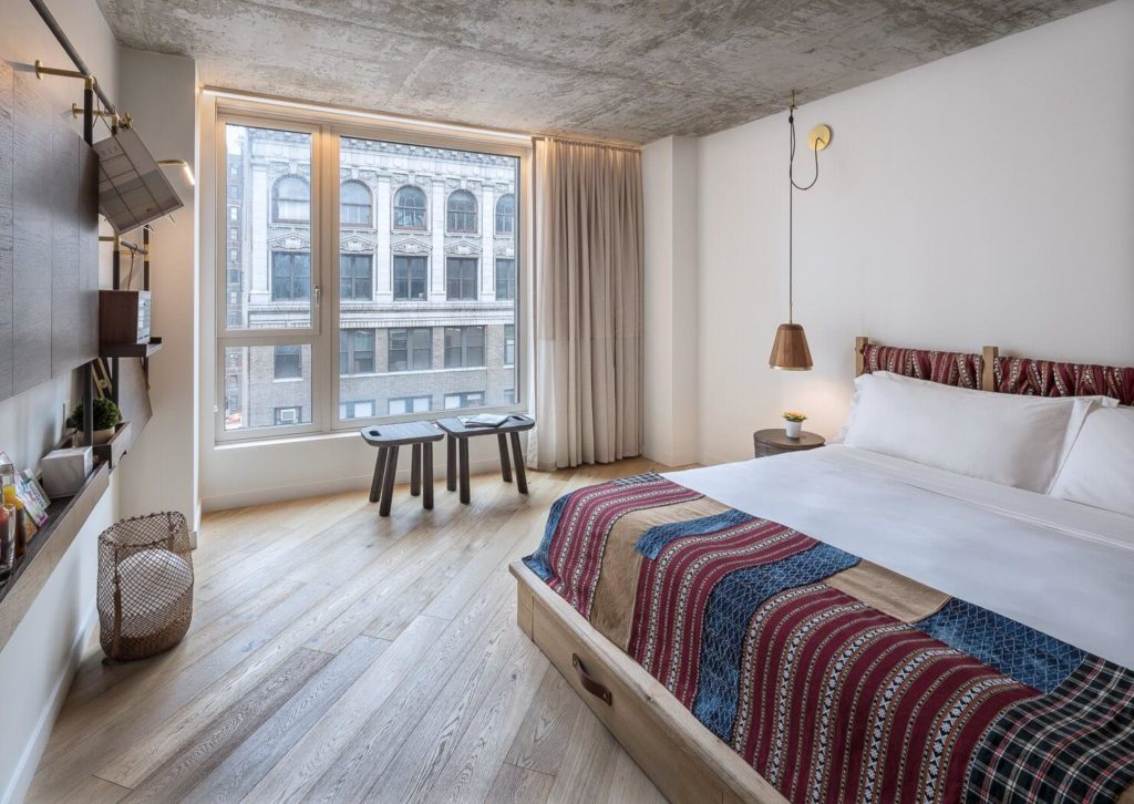 Stoere kamer in het Made hotel in New York