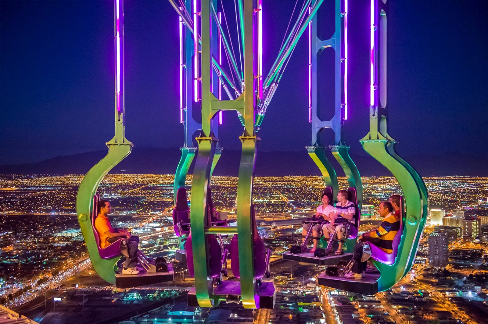 De 'Insanity' attractie van Stratosphere in Las Vegas