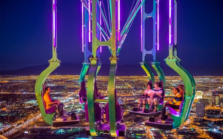 De 'Insanity' attractie van Stratosphere in Las Vegas