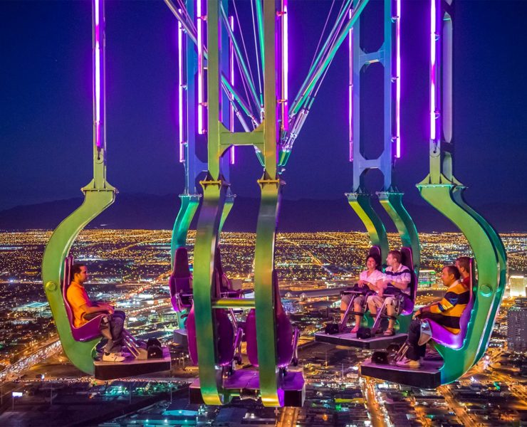 De 'Insanity' attractie van Stratosphere in Las Vegas