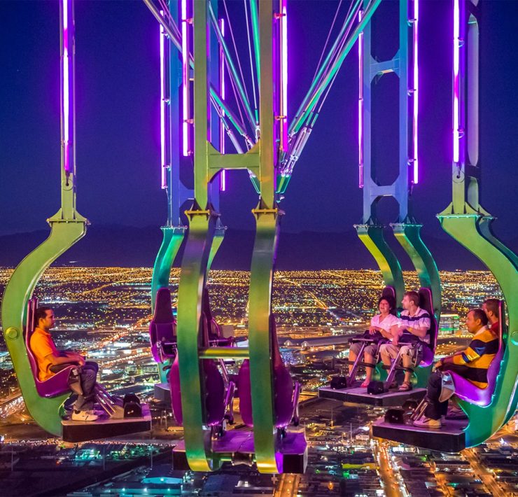 De 'Insanity' attractie van Stratosphere in Las Vegas