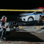 Een 'crime scene' of plaats delict in Amerika