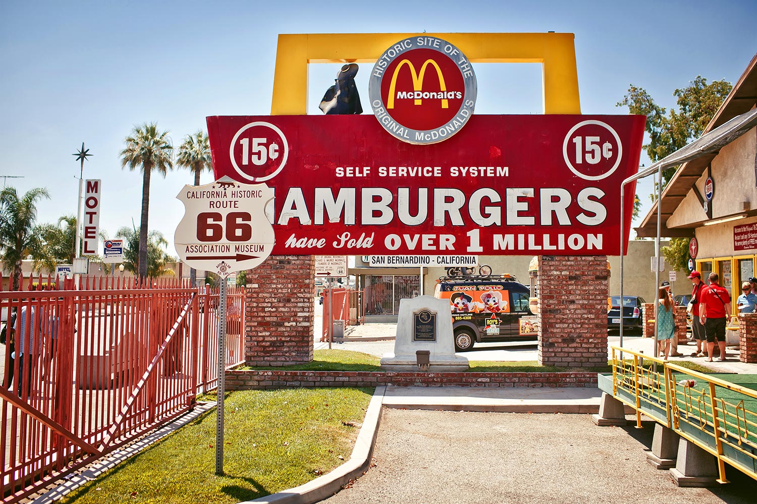 De eerste McDonald's in San Bernadino