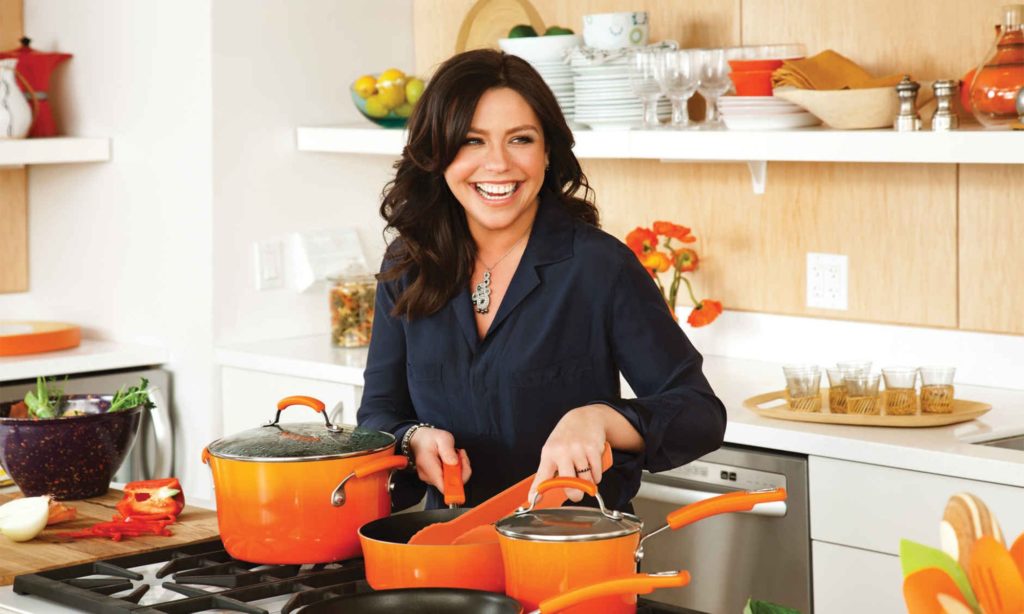 Rachael Ray, één van Amerika's meest bekende TV koks