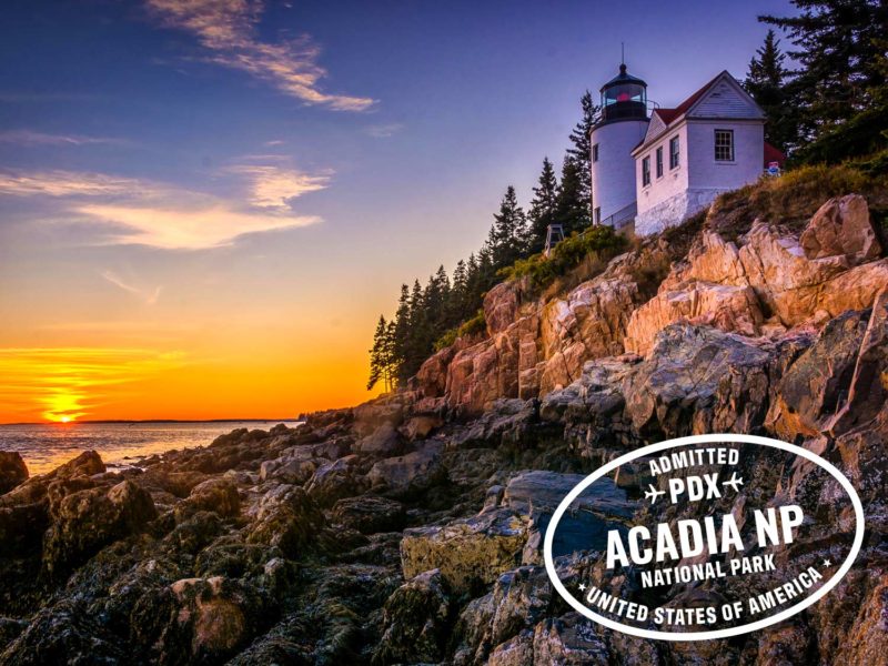 Bass Lighthouse (vuurtoren) in Acadia National Park