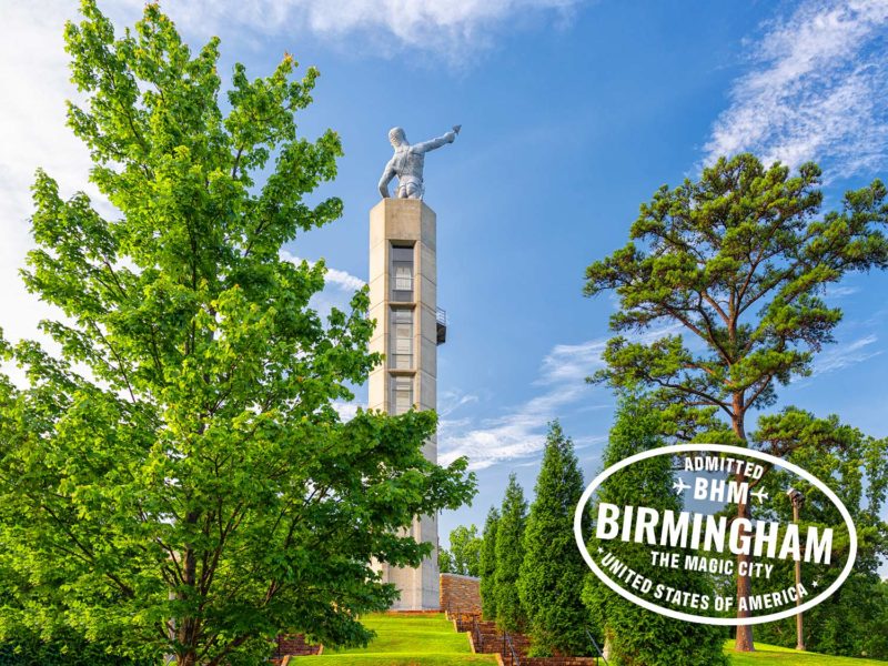 Birmingham, de hoofdstad van de staat Alabama
