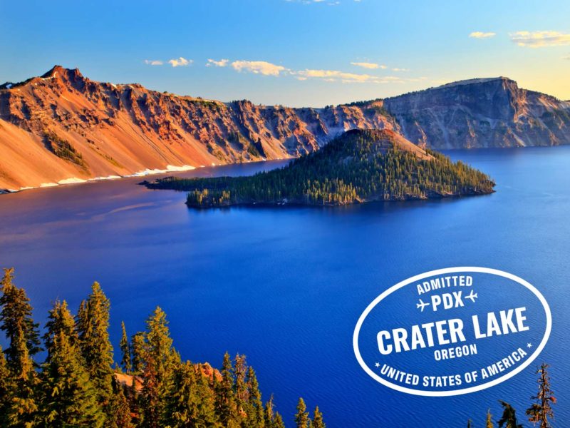 Crater Lake National Park in Oregon