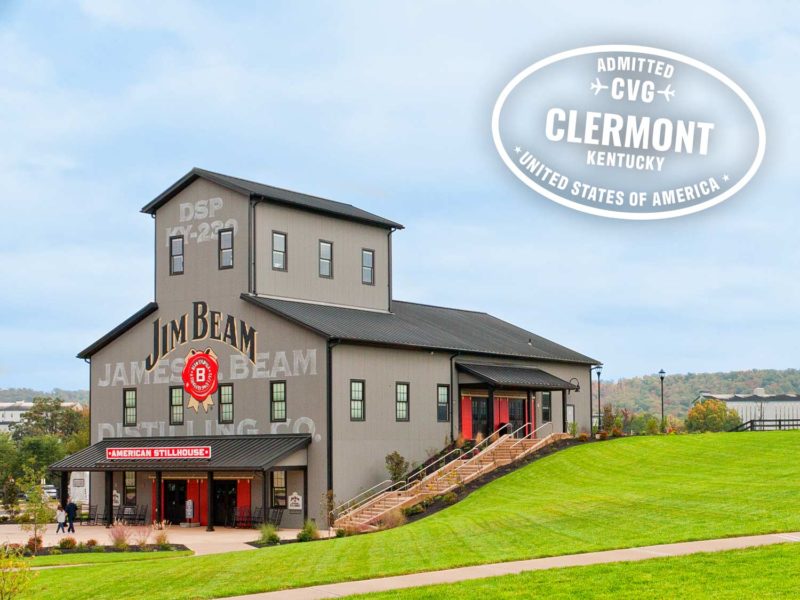 Jim Beam distilleerderij in Clermon Kentucky