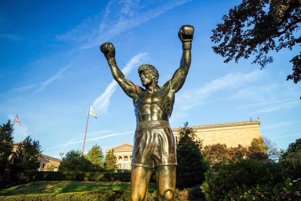 rocky statue