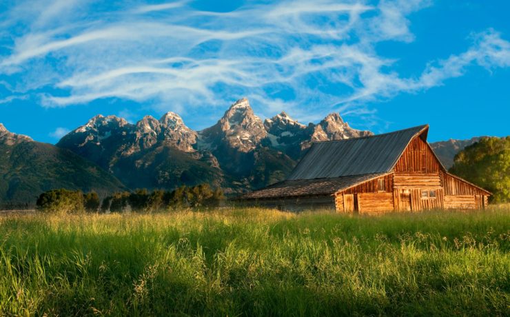 Bergdorpen in Amerika