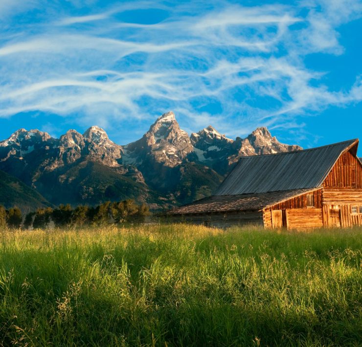 Bergdorpen in Amerika