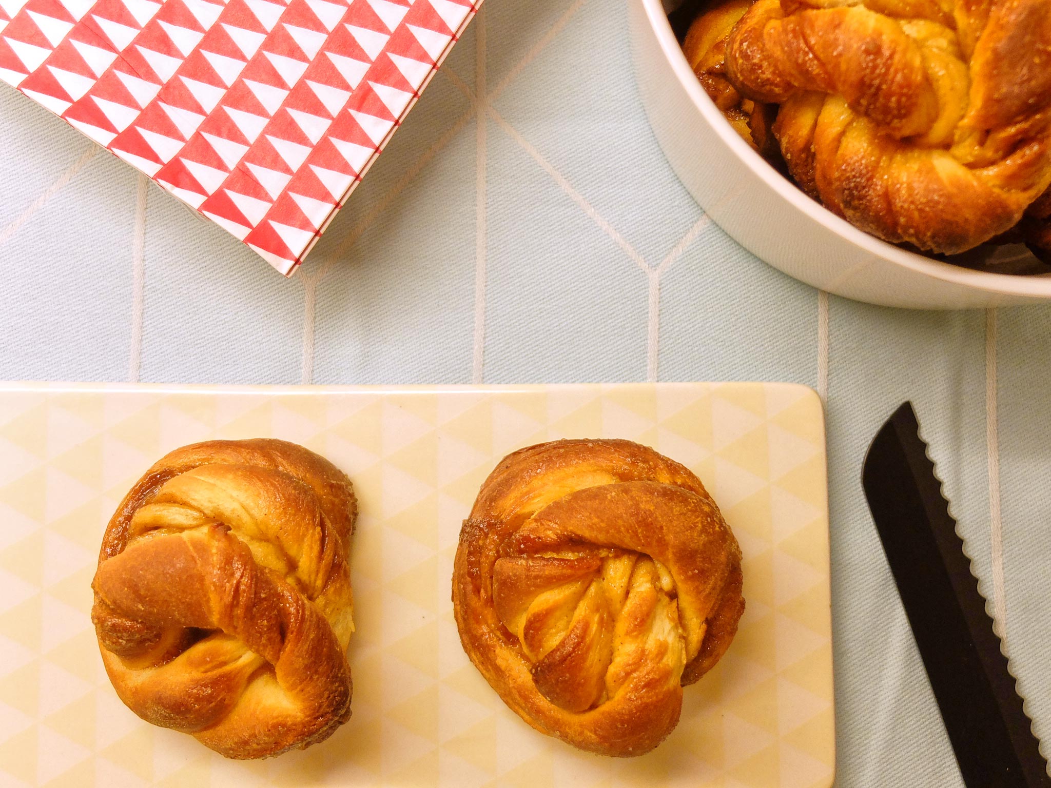 De bekende Amerikaanse Cinnamon Buns