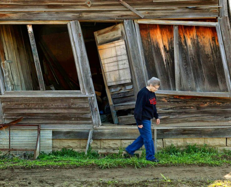 Elsie Eiler in Monowi, Nebraska