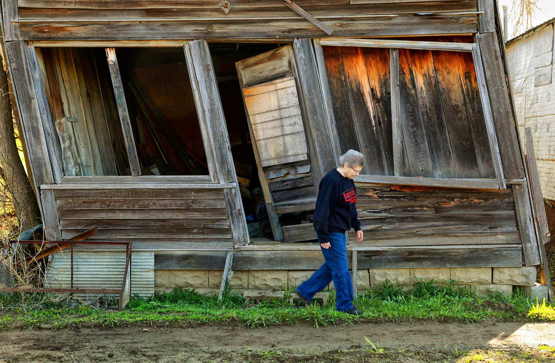 Elsie Eiler in Monowi, Nebraska