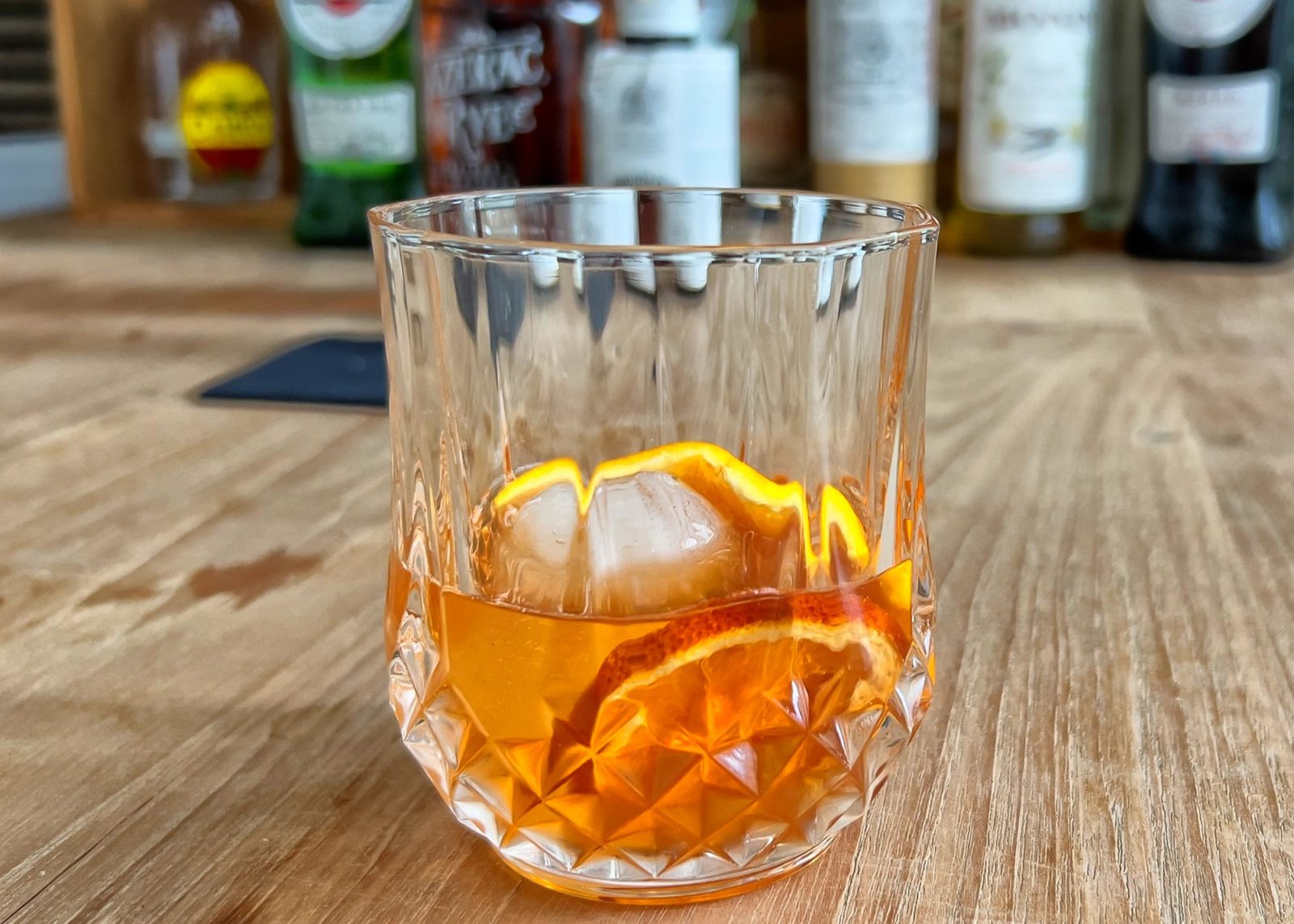 De Old Fashioned-cocktail met Rye whiskey