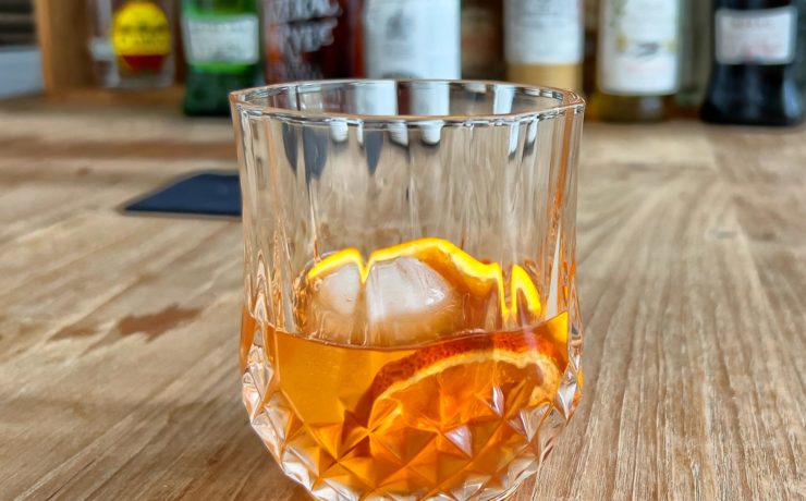 De Old Fashioned-cocktail met Rye whiskey