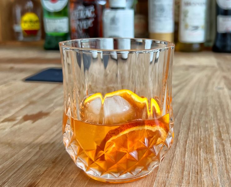 De Old Fashioned-cocktail met Rye whiskey