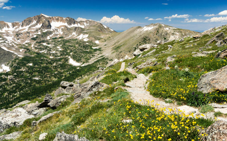 Continental Divide Trail -lange afstandswandeling Amerika