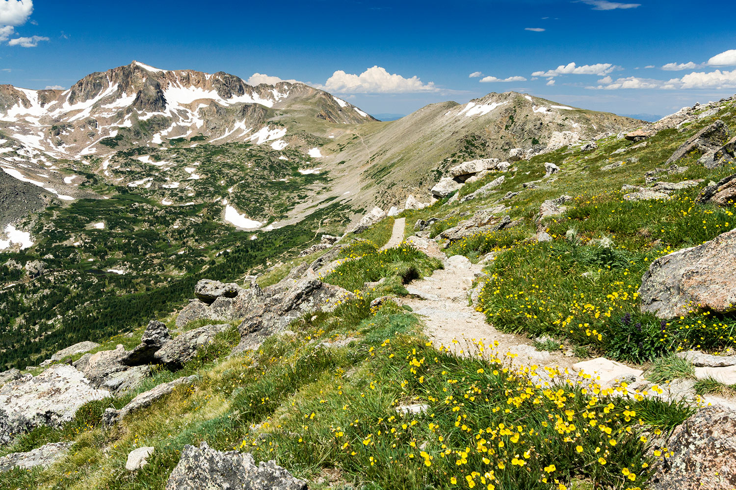 Continental Divide Trail -lange afstandswandeling Amerika