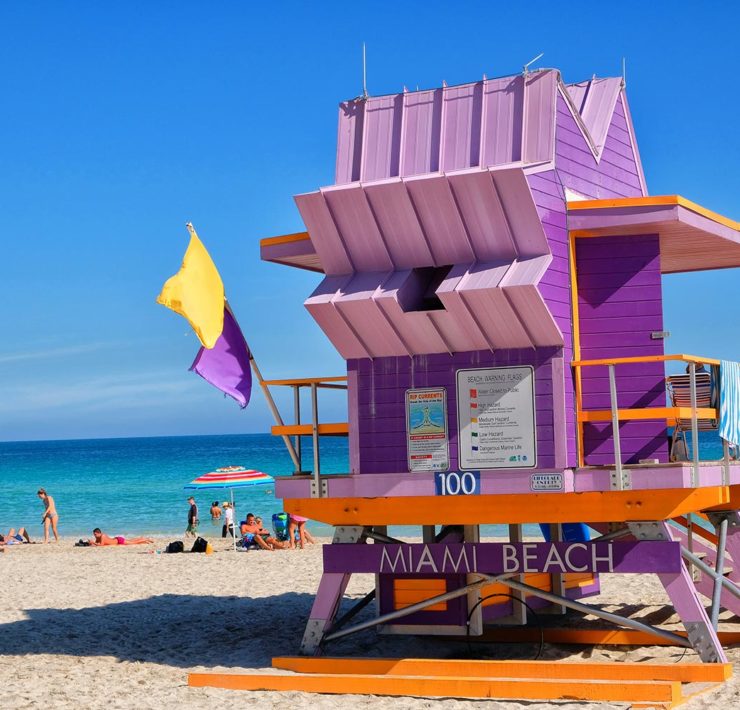 Miami Beach, een populaire wijk in de stad Miami