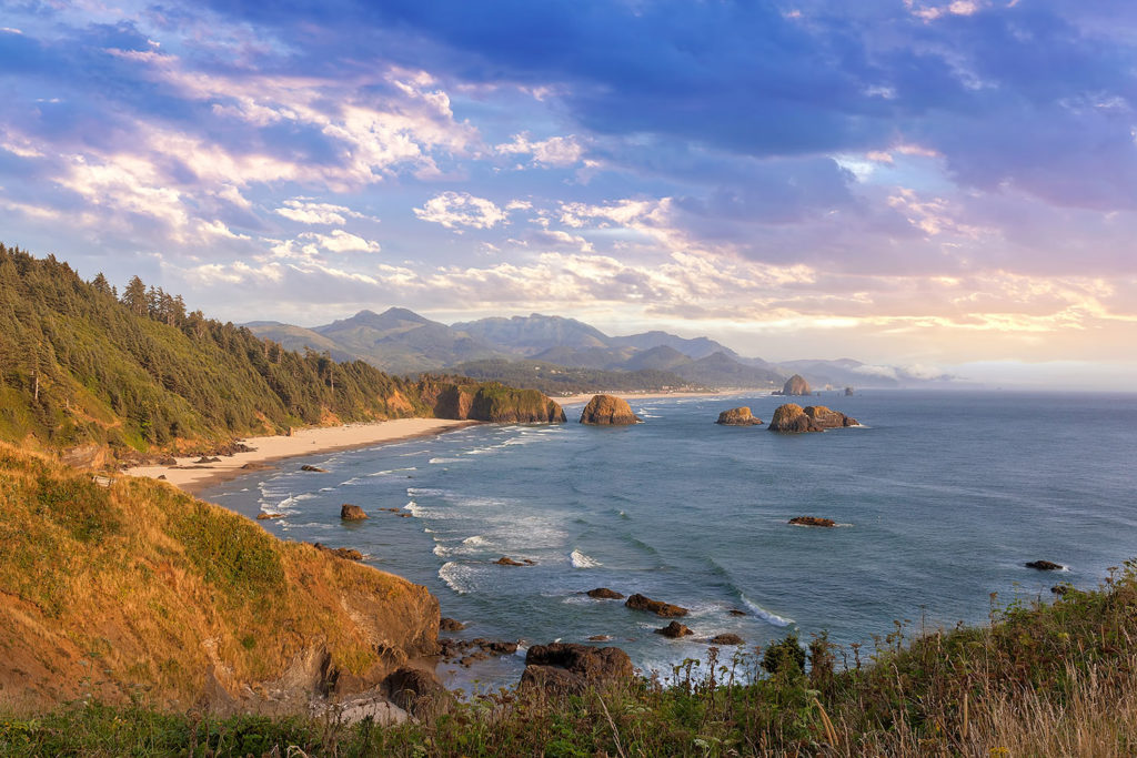 Oregon Coast Trail -lange afstandswandeling Amerika