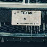 Zware winterstorm in de staat Texas