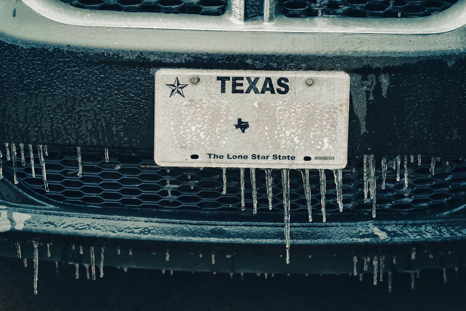 Zware winterstorm in de staat Texas