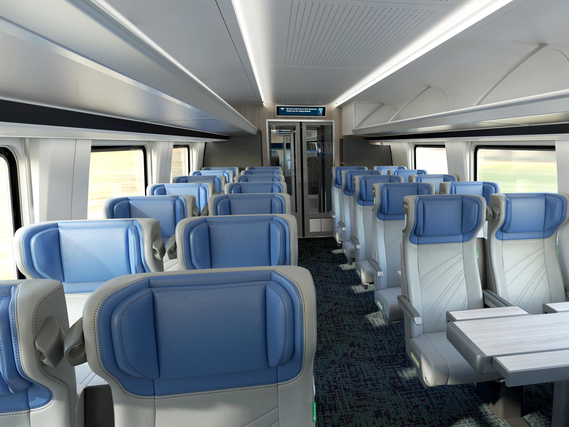 Meer comfort en voorzieningen in de nieuwe Amtrak Airo treinen