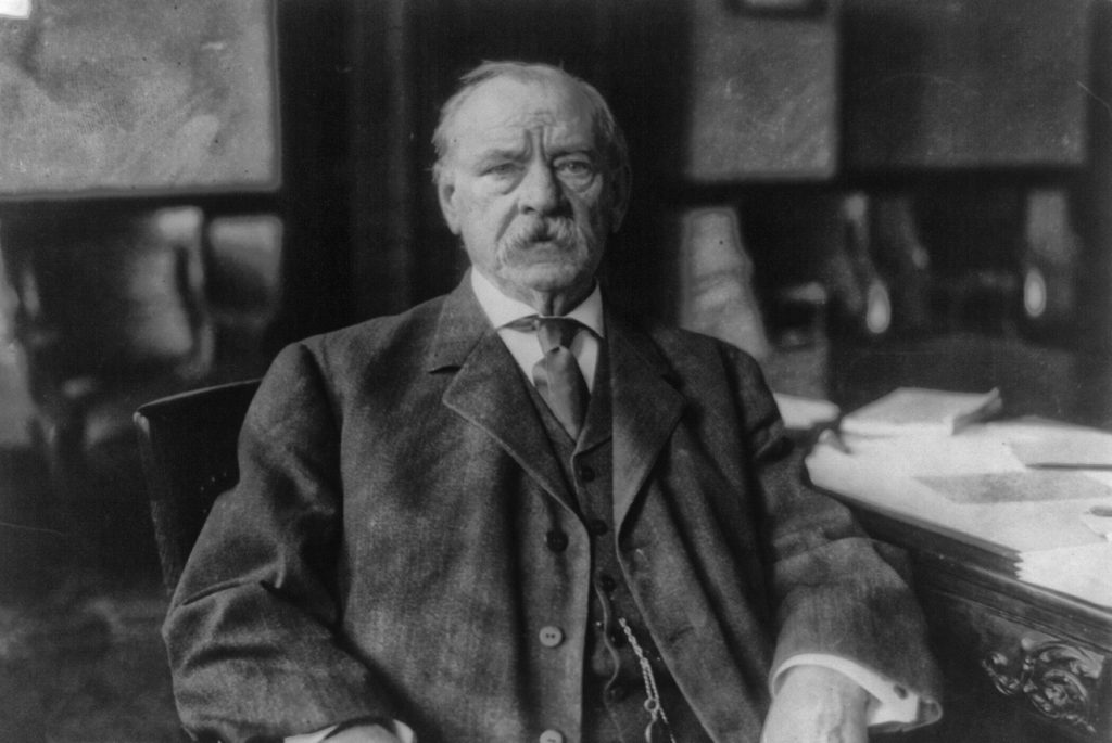 De 22e president van de Verenigde State, Grover Cleveland.