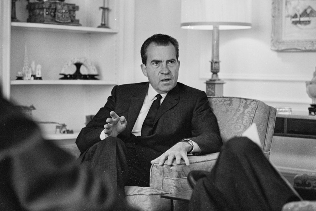 ‘I am not a crook’ zei Richard Nixon, de 37e president van Amerika