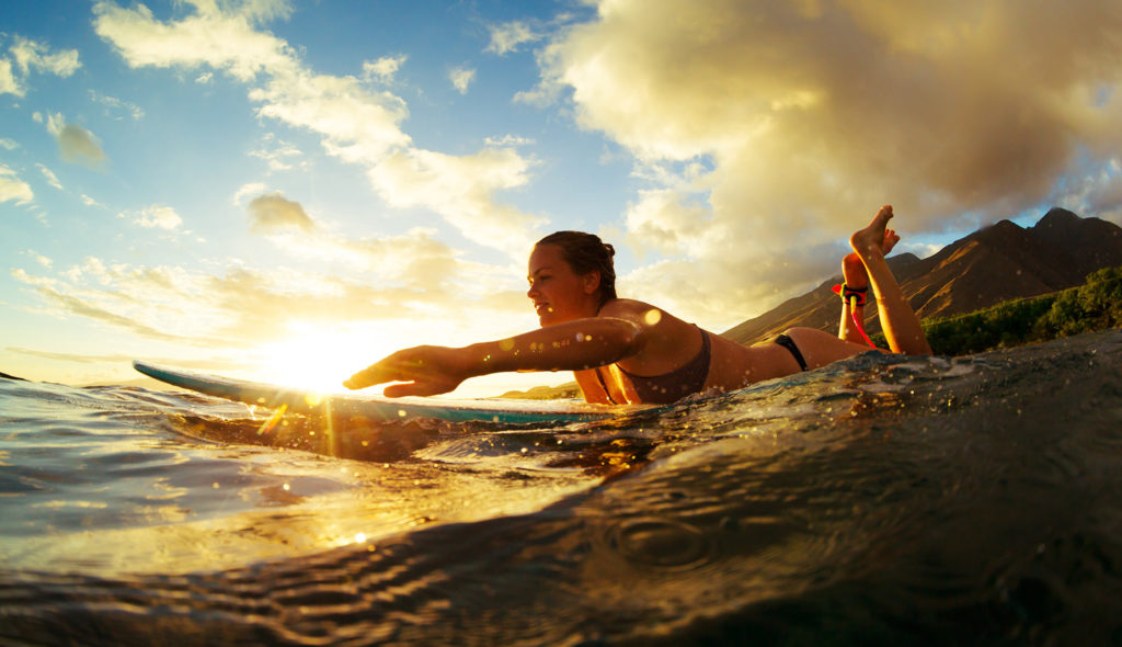 Surfen op Hawaii