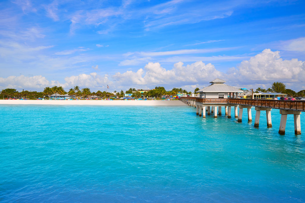 Fort Myers beach and pier