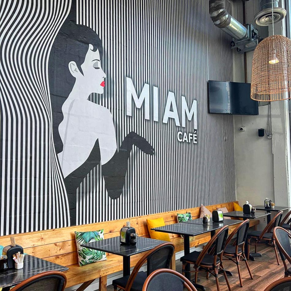 Miam Café in het hippe Wynwood, Miami
