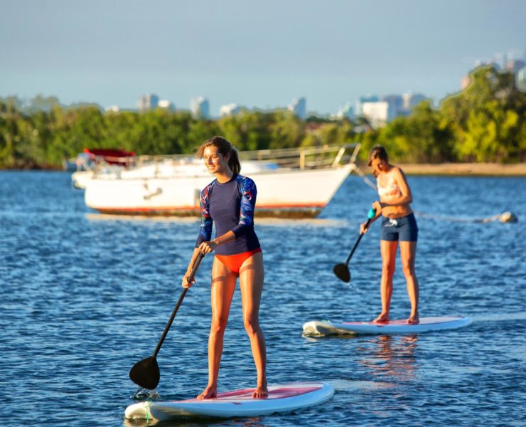 Suppen (paddleboarden) in Miami