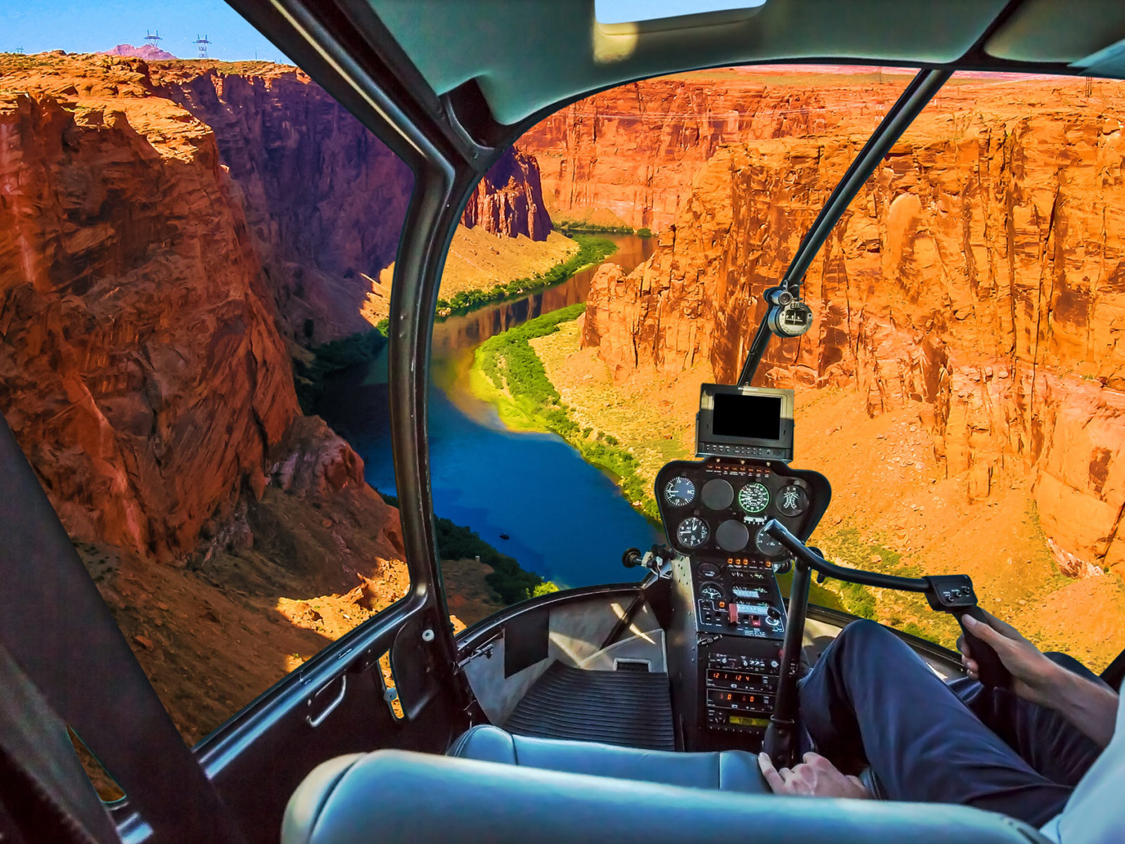 Helikoptervlucht in de Grand Canyon